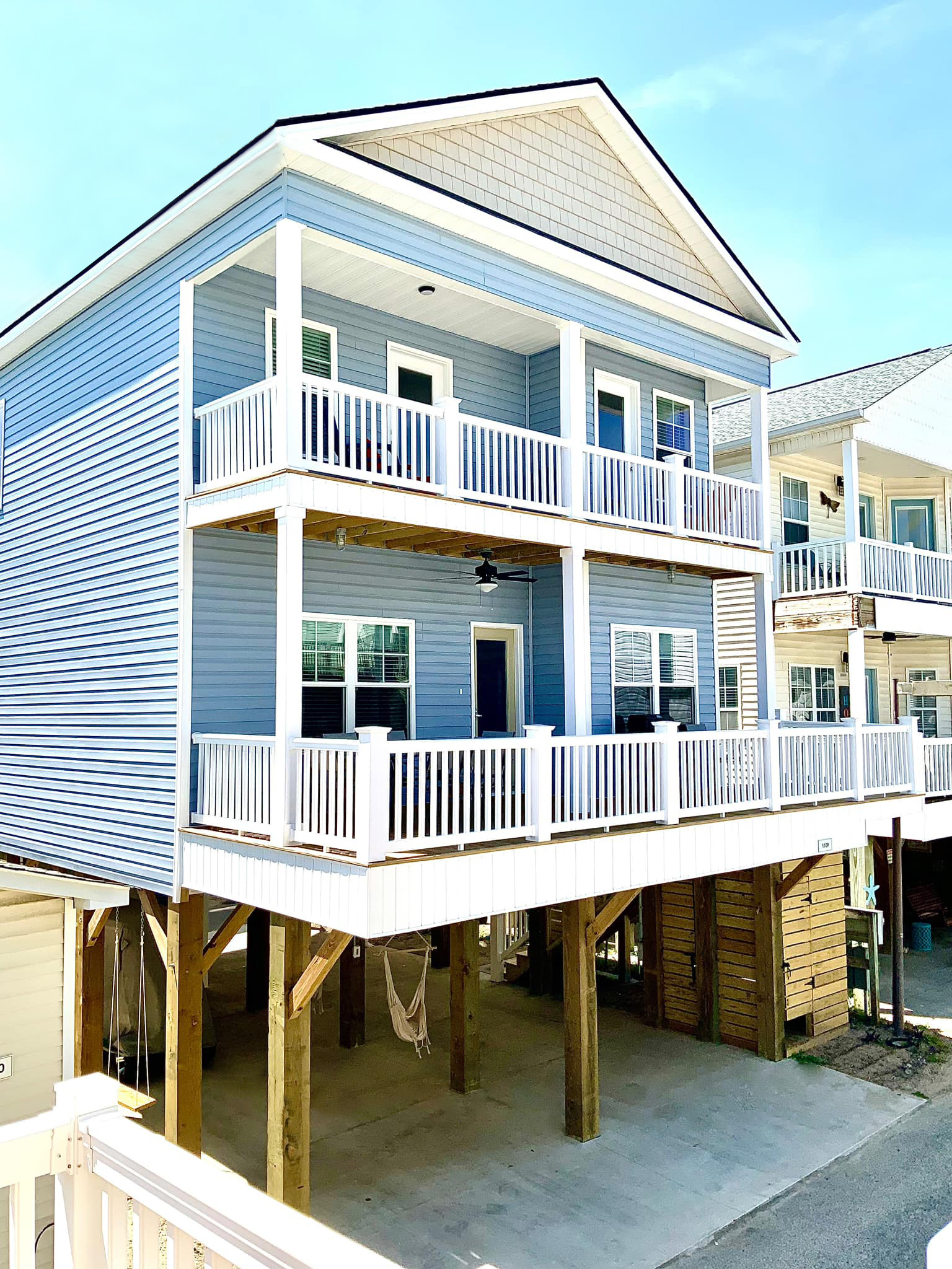 5 Bedrooms - 3.5 Baths New Construction stilt built Vacation Rental with Multiple Ocean Views - 1109
